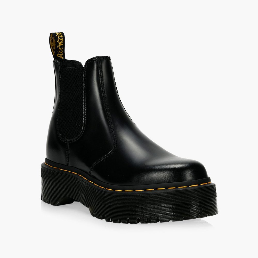 Dr. Martens Retro Quad Platform Chelsea Boots Women Size 8